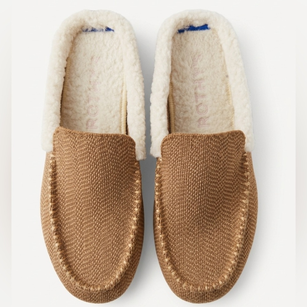 Rothy’s The Scuff Slipper Caramel Herringbone - Size 7